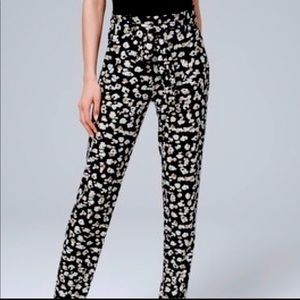 WHBM Leopard Jersey Ankle Pant